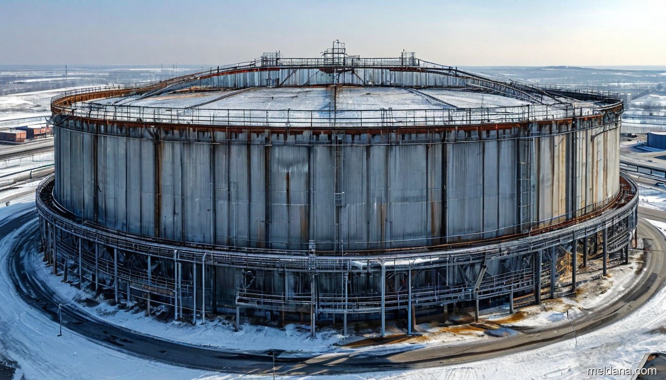 Антидроновая защита резервуара РВС-50000 Сургуте — ЗОК ЗАСЛОН по СП 542